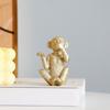 3pcs/set Miniature Monkey Figurines Home Dormitory Dormitory Decoration X3UC