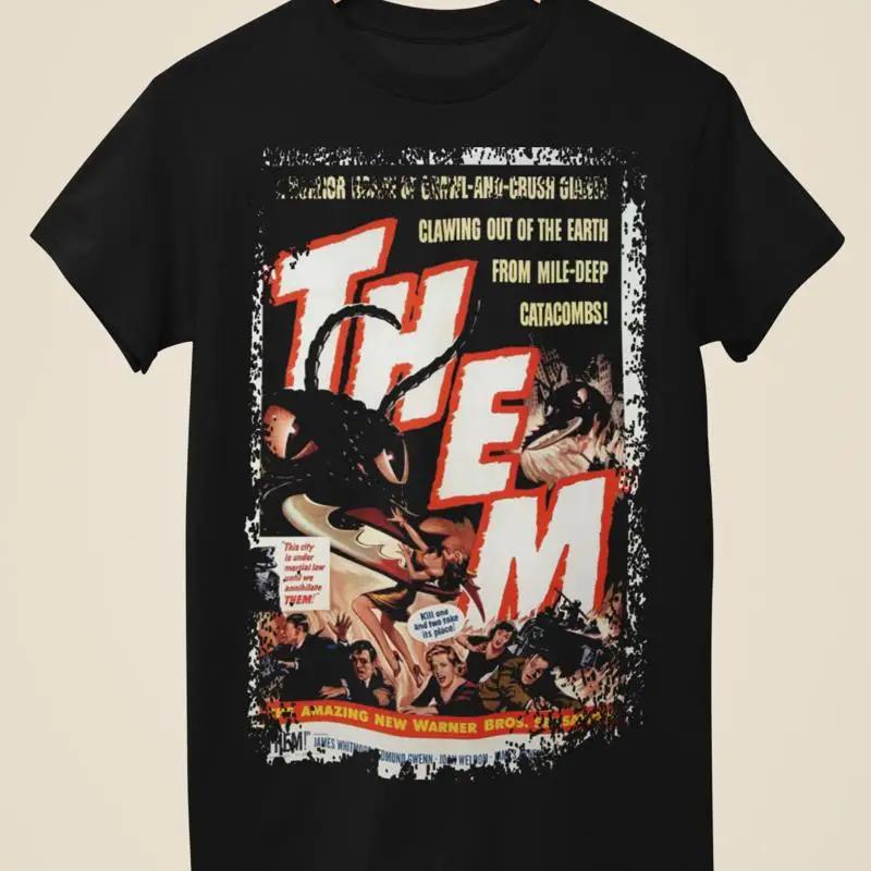 Them 1954 Movie Poster Inspired Black T Shirt