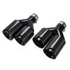 BMW Dual Carbon Fiber 63mm Exhaust Muffler Tailpipe