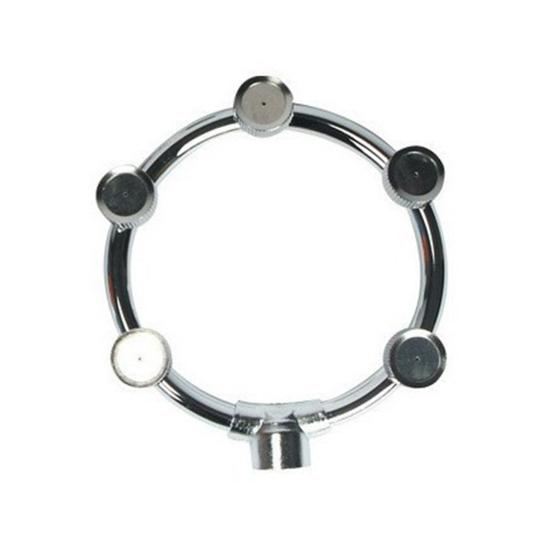 Ring Watering Sprinkler Stainless Steel Mist Sprayer with Nozzles High Pressure Gardening Sprinkler Head for Garden Irrigation