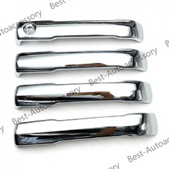 4PCS Car Door Handles Cover Chrome Trim Molding For Toyota Tacoma/Tundra/Sequoia