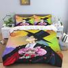 This three-piece bedding set, themed around the classic anime "Sailor Moon," features soft and comfortable duvet and pillowcases