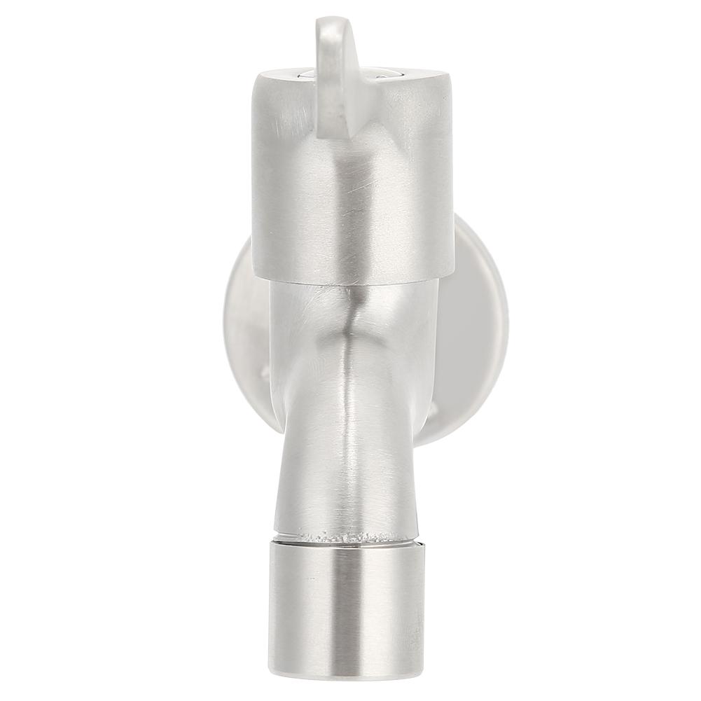 G1/2in Edelstahl Waschmaschine Spüle Becken Einzel Kalt Wasserhahn Wasserhahn Badezimmer