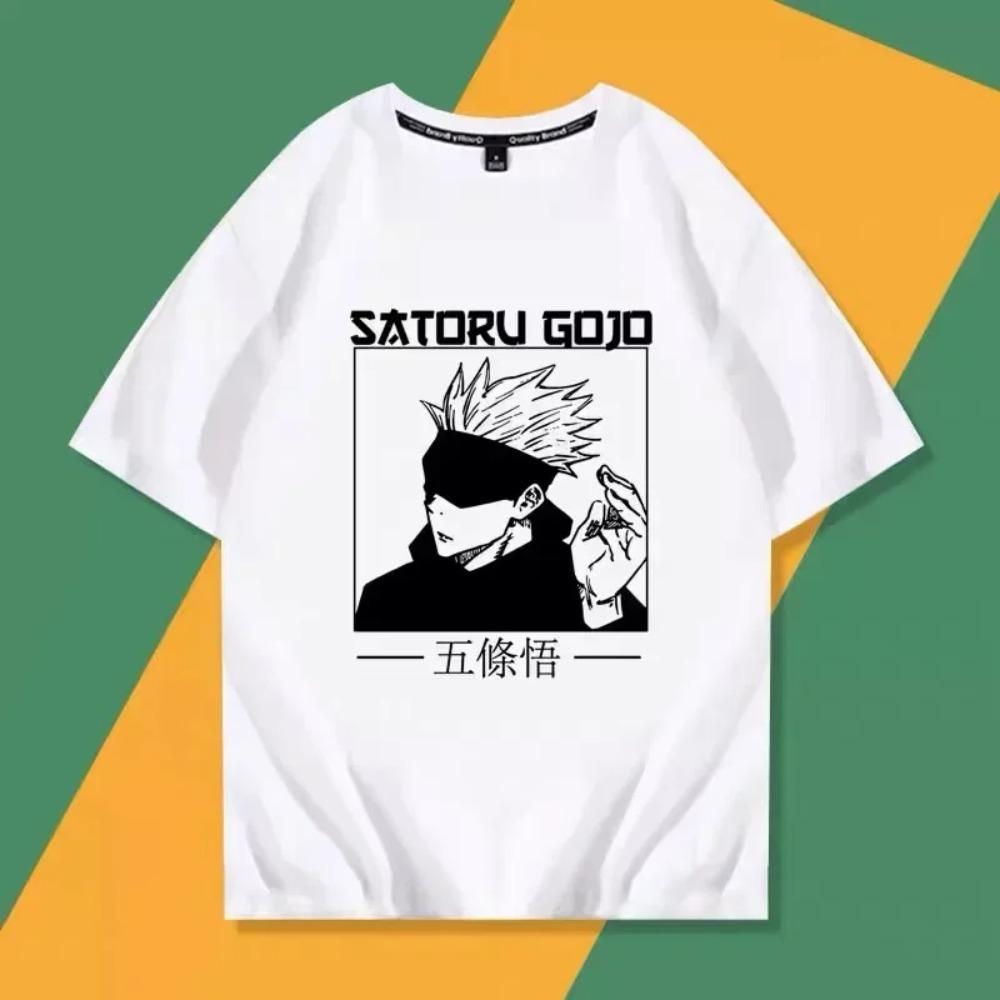 New Anime Cotton T-shirt Summer Men Women Short Sleeve Harajuku Fashion Tees Casual Sports Oversized Tops Y2k Clothes Streetwear