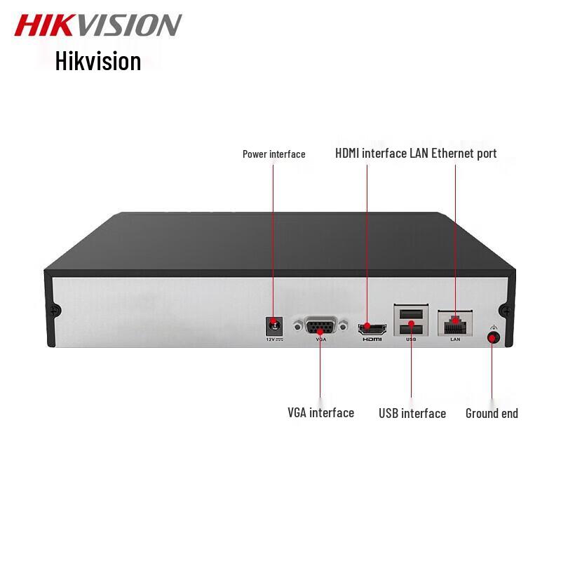 

Hikvision DS-7804N-F1(C) 4-Channel Single-Bay NVR CN plug (adapter included)