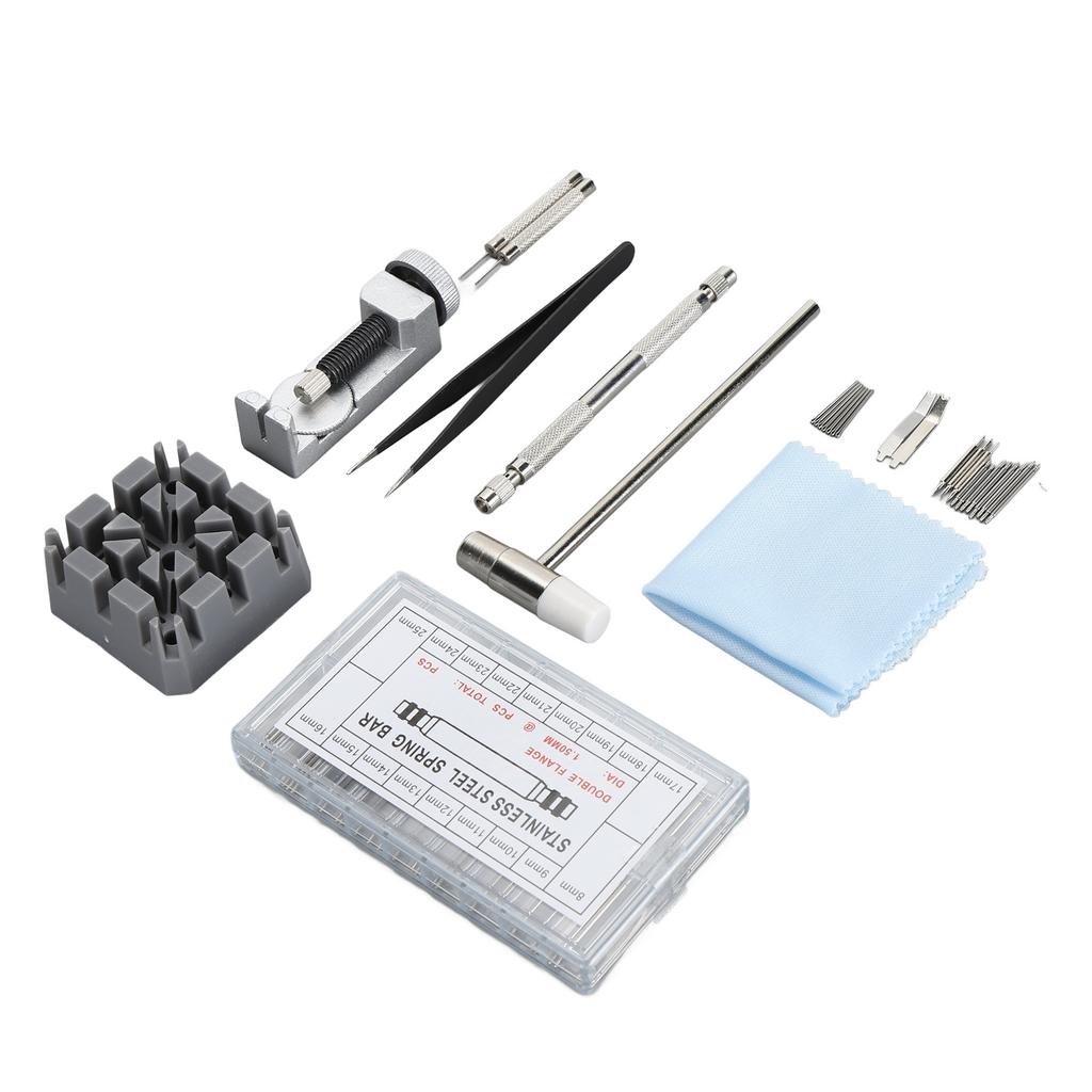98 st Klockarmbandsstiftborttagare Reparationsverktyg Klockfjäderstiftsborttagare med 6 Extra