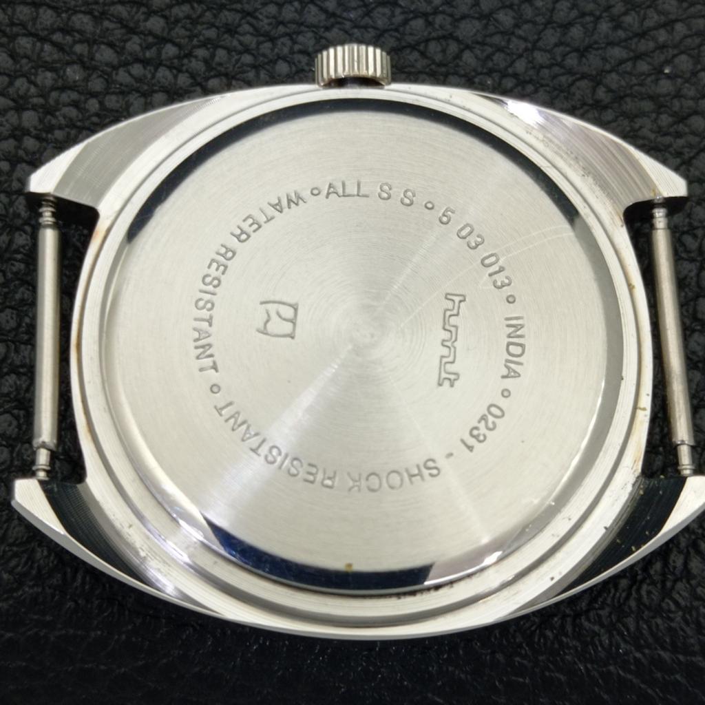 HAND-WINDING VINTAGE HMT KOHINOOR INDIAN MENS PINK COLOR DIAL WATCH A441044-4 HT-a441044