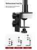 Telescopic Phone Stand with Strong Clamp for Live Broadcasts and Overhead Food Photography, Includes Fill Light