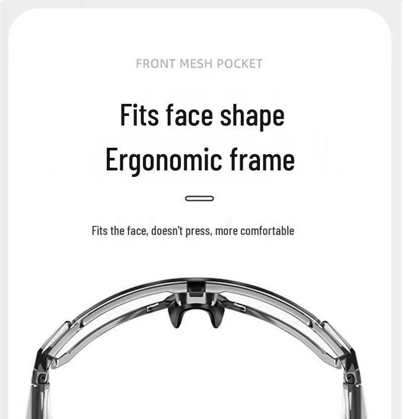Photochromic Cycling Sunglasses for Day & Night Use - Windproof, Protective Eyewear for Biking, Running & Outdoor Activities