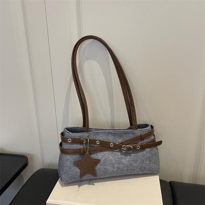 Women S Small Square Underarm Bag Korean Style Fashion Commuter Shoulder Bag
