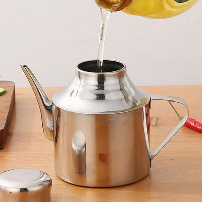 Bottle Kitchen Tools Storage Drum Type Oil Olive Pots Dispenser Vinegar Multi-purpose Stainless Steel Batcher Can
