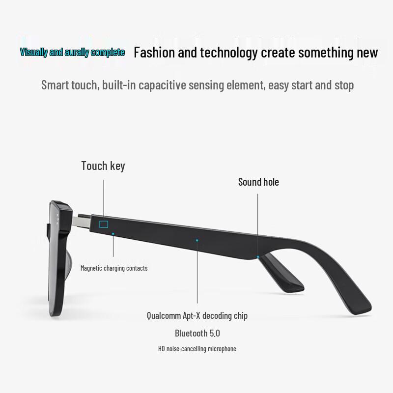Y10 Smart Audio Glasses with Polarized Lenses
