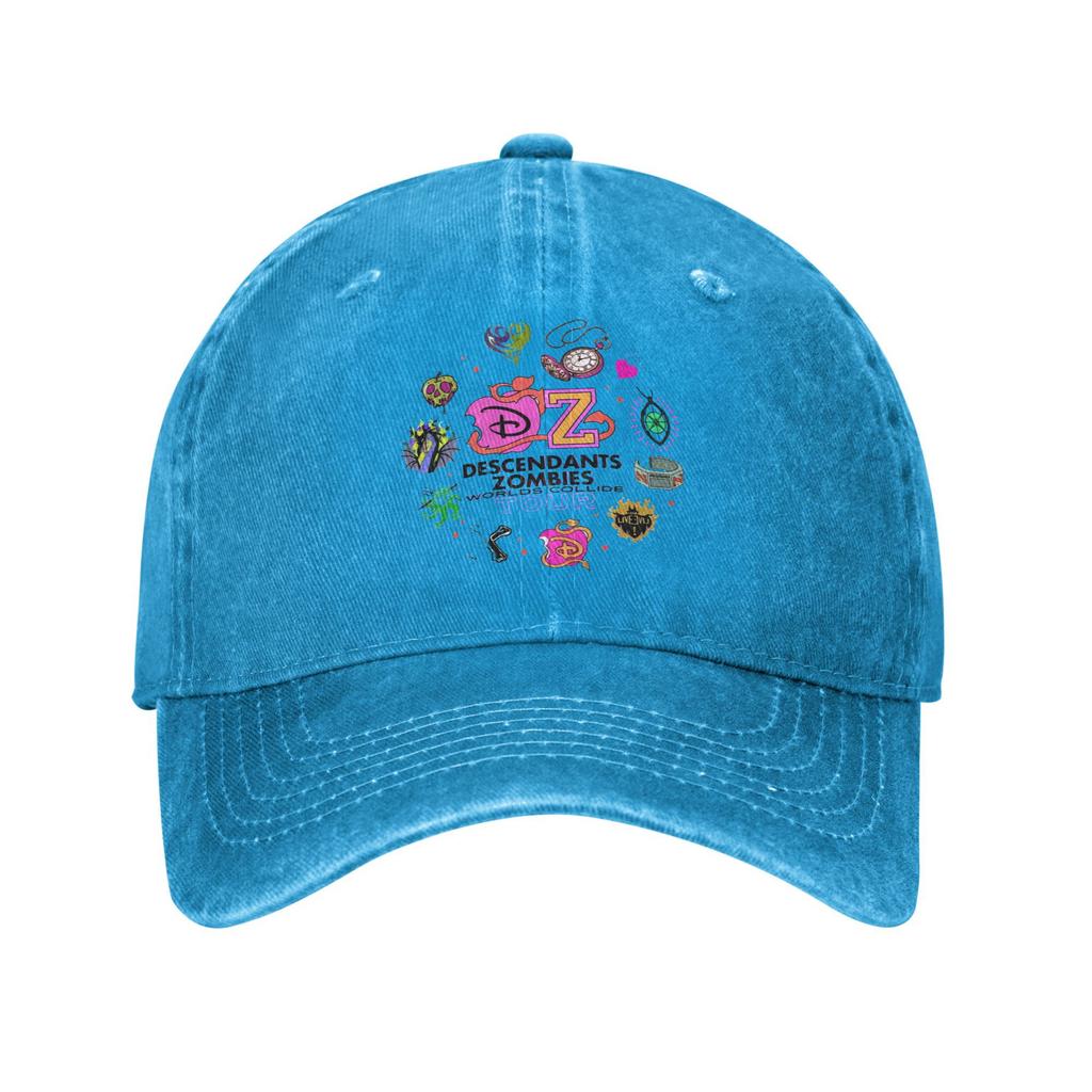 Unisex Descendants Zombies World Tour Zombies  Cap Headwear Baseball Caps Classic  Trucker Hat Adjustable