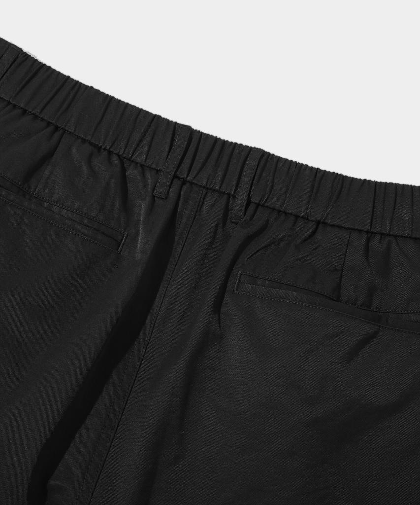 Dimiteulibeullaeg Asi Half-Banding Flare Fit Slacks_Black