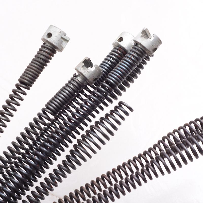 Elektrischer Rohrreiniger mit 10-mm-Feder für Abwasser-, Toiletten- und Bodenabflüsse.