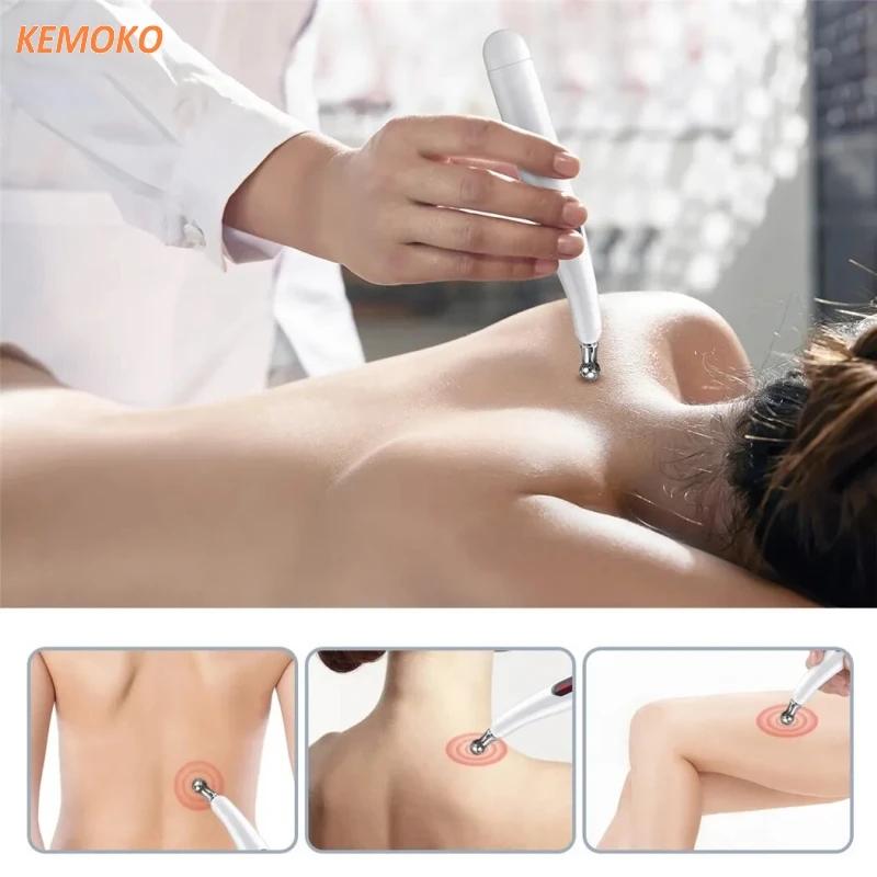 5 IN 1Smart Pulse Meridian Energy Pen Electronic Acupuncture Massage Pen Pain Relief Microcurrent Pulse Muscle Massage Stick