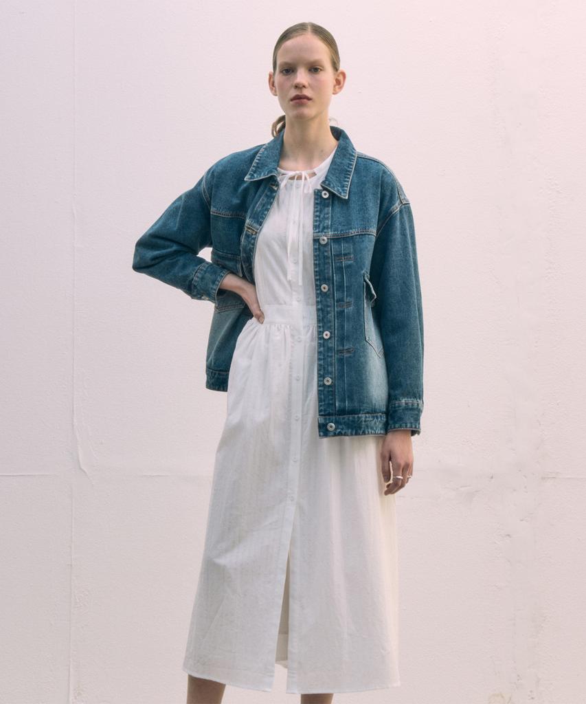 Jucyjudy Boxy Denim Work Jacket Jzjk025A