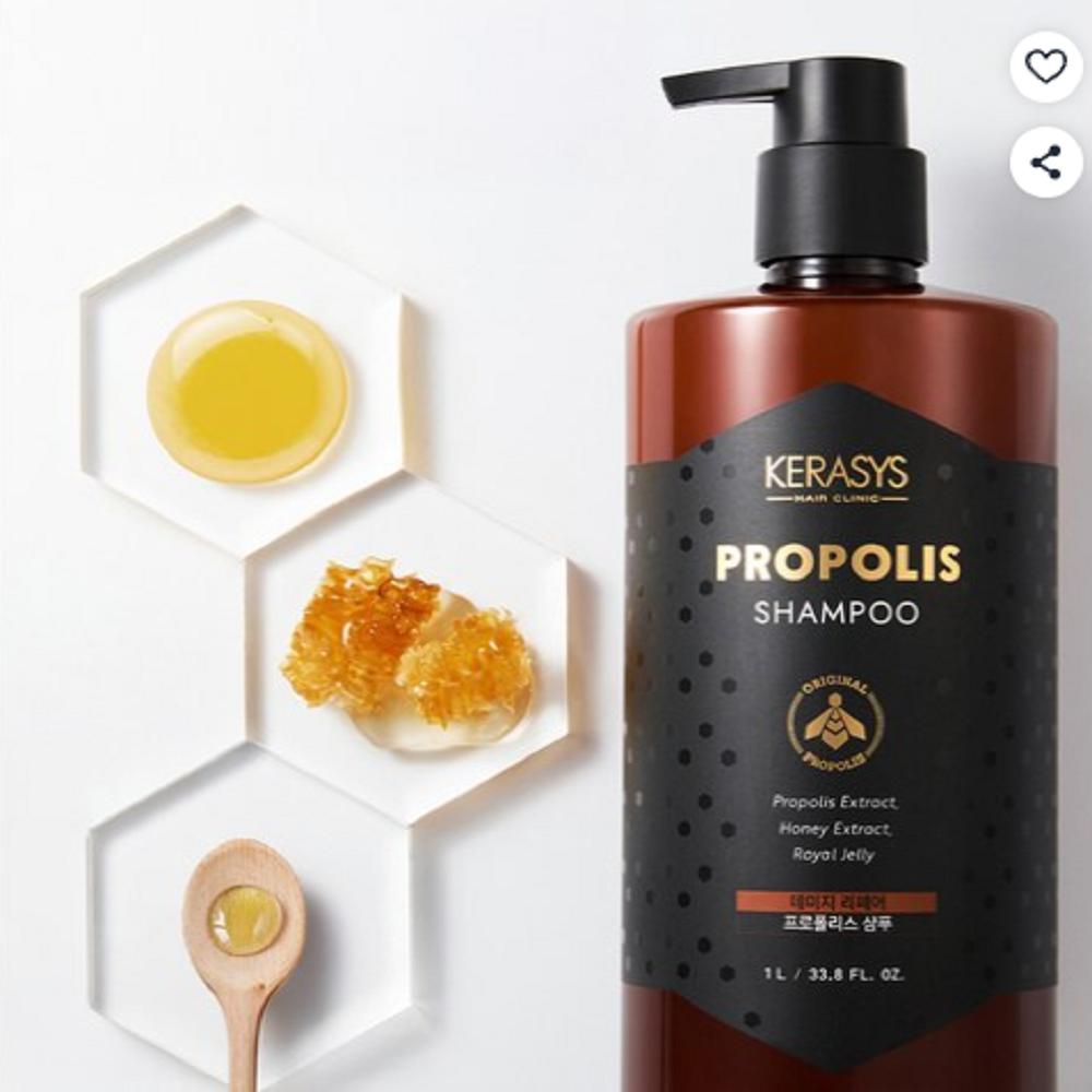 KERASYS Propolis Energy Plus Shampoo 1L Hair Scalp Shampoo Keratin Damaged Hair Salon Curly