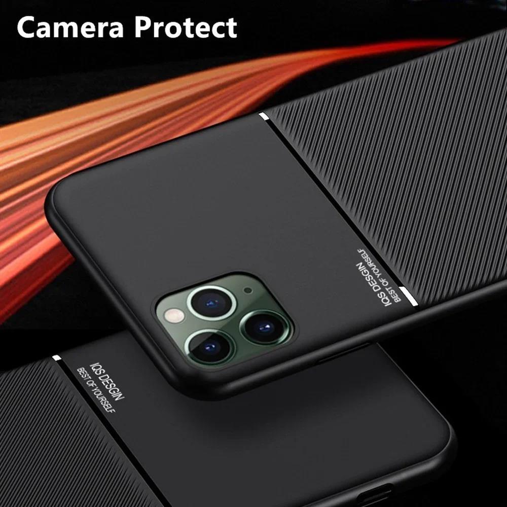 Leather Case For Samsung Galaxy S24 S23 S22 S21 S20 FE Plus Ultra S10 Lite S9 S8 S10E Matte Armor Case Shockproof Phone Cover on