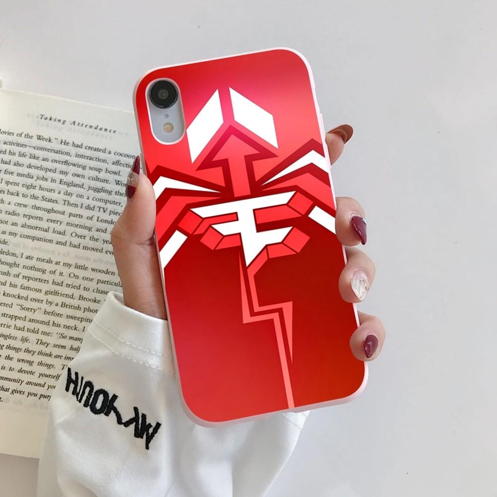 F-Fa-Ze C-Clan Logo Phone Case for iPhone 14 11 12 13 Mini Pro Xs Max 8 7 6 6S Plus X XR Solid Candy Color Case