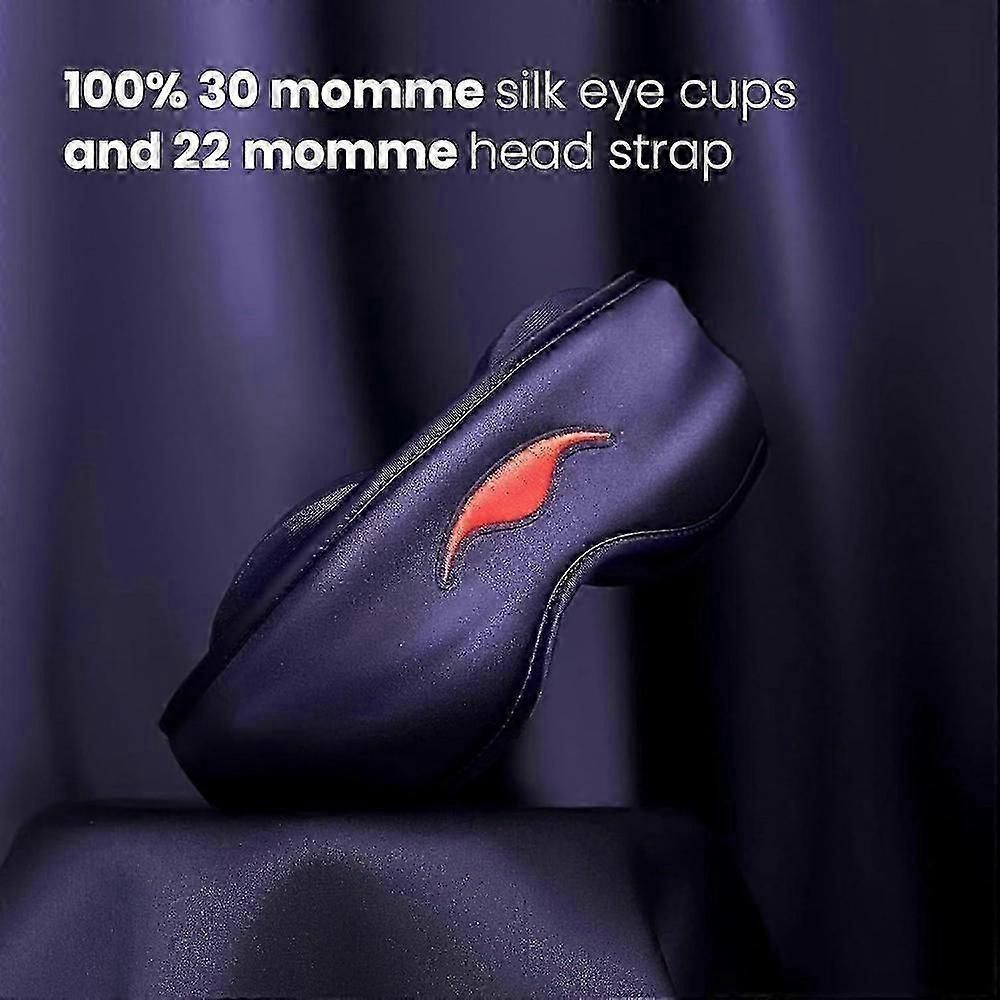 Manta sleep mask with light blocking and zero intraocular pressure, comfortable and adjustable, perfect for sleeping
