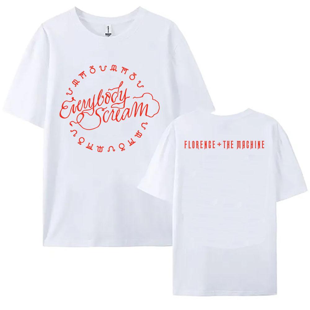 FLORENCE THE MACHINE Seasons T Shirt Short  Sleeve Cotton Female Tshirt Unisex Streetwear Oneck Loose Women Men Tshirts Tees