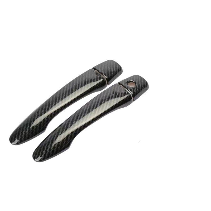 15-23 Renault Kadjar Carbon Fiber Black Door Handle & Bowl Decoration