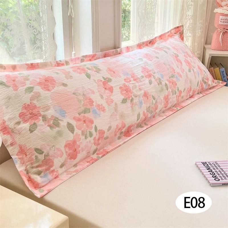 1PC 48x74/120/150/180cm Cotton Floral Body Pillowcase Rectangle Long Pillowcase Home Pillow Slip Bed Home Decoration