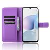 For Cubot Note 50 Phone Case PU Leather Stand Folio Cover with 3 Card Slots Diamond Texture