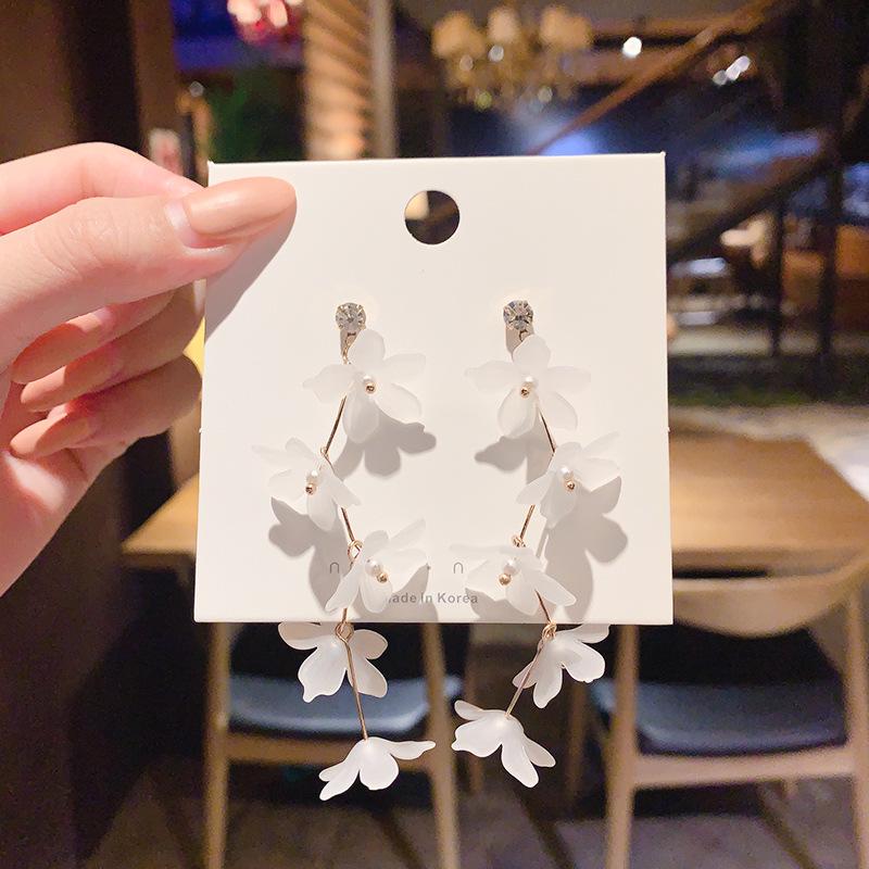 2024 Night Market Pearl Earrings: Versatile Long & Short Styles for Women