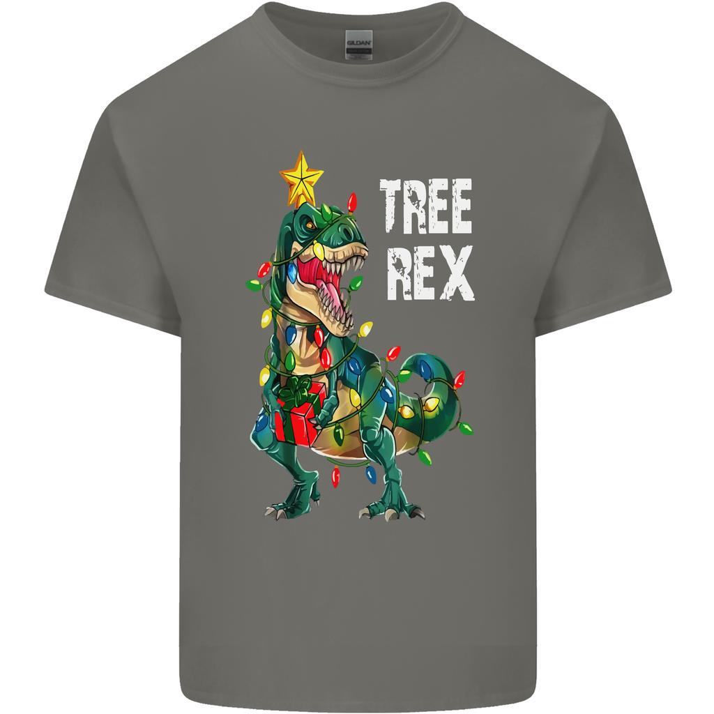 Tree Rex TRex Funny Christmas Dinosaur Unisexs Light Cotton TShirt