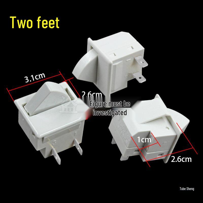 Universal Refrigerator Door Light Control Switch Set 2-pin Iron Legs