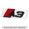 3D Car Styling Body Rear Trunk Emblem Sticker Badge Letters Decoration Decals For 78a A3 A4 A5 A6 A7 A8 Logo Auto Accessoriesa78