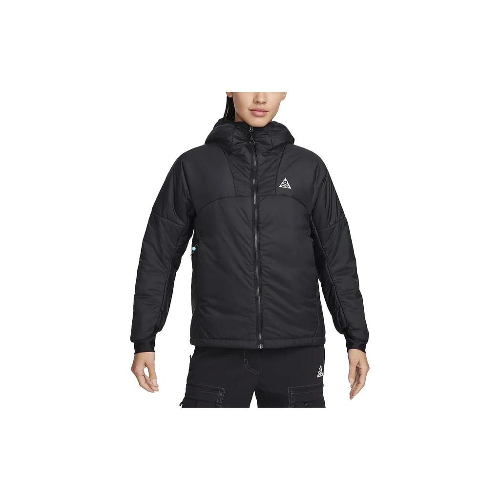 Nike Therma-FIT ADV Rope De Dope Solid Hooded Water-Resistant Warm Jacket Women Jacket Black DQ5841-011