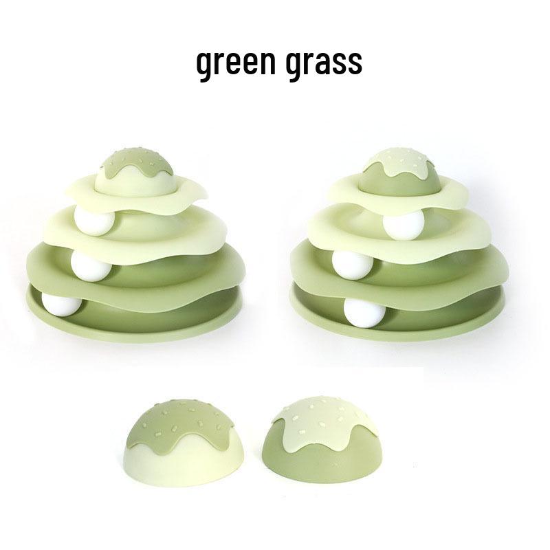 

Interactive Cat Toy: Ice Cream Track Disc for Kitten Entertainment OPP Bag