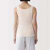 MUJI Smooth Ribbed Bra Tank XL Women's Top, FCB57A6S, Black,