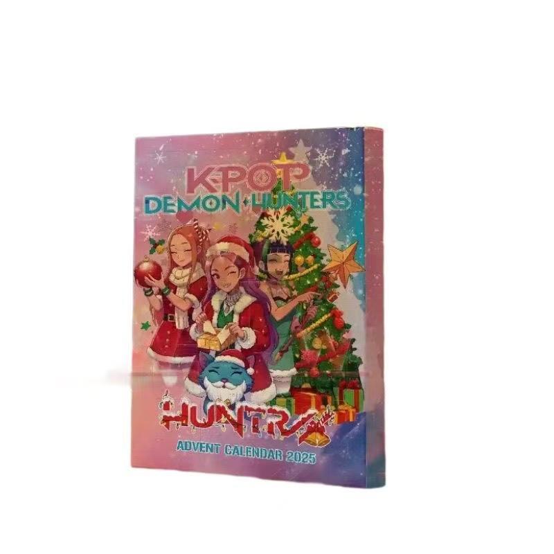Kpop Hunters Überraschungsbox mit 24 Schlüsselanhänger-Spielzeugen, Halloween-Dekorationen, Weihnachtsgeschenke für Kinder, Erwachsene und Teenager