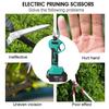 128VF Cordless Electric Pruner Pruning Shear Efficient Fruit Tree Bonsai Pruning Branches Cutter Landscaping