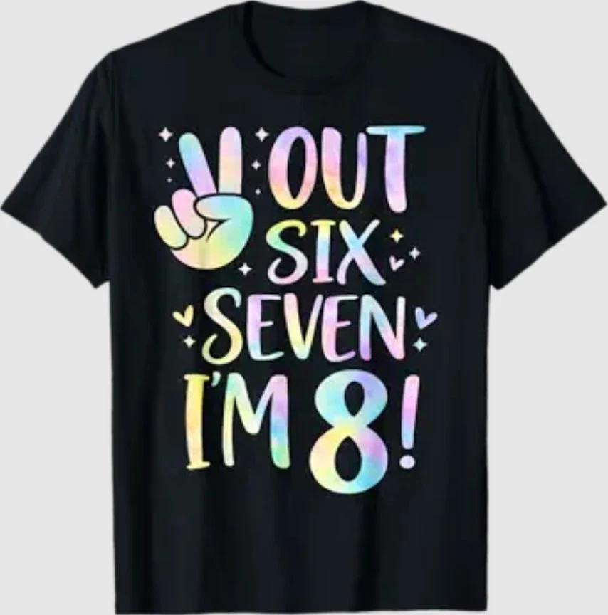 8th Birthday Girl Outfit T-Shirt S