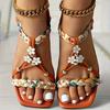 Summer Women'S Bohemian Floral Sandals