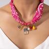 Colorful Collarbone Chain Cool Style Clavicle Chain New Scarves Necklace  Girls