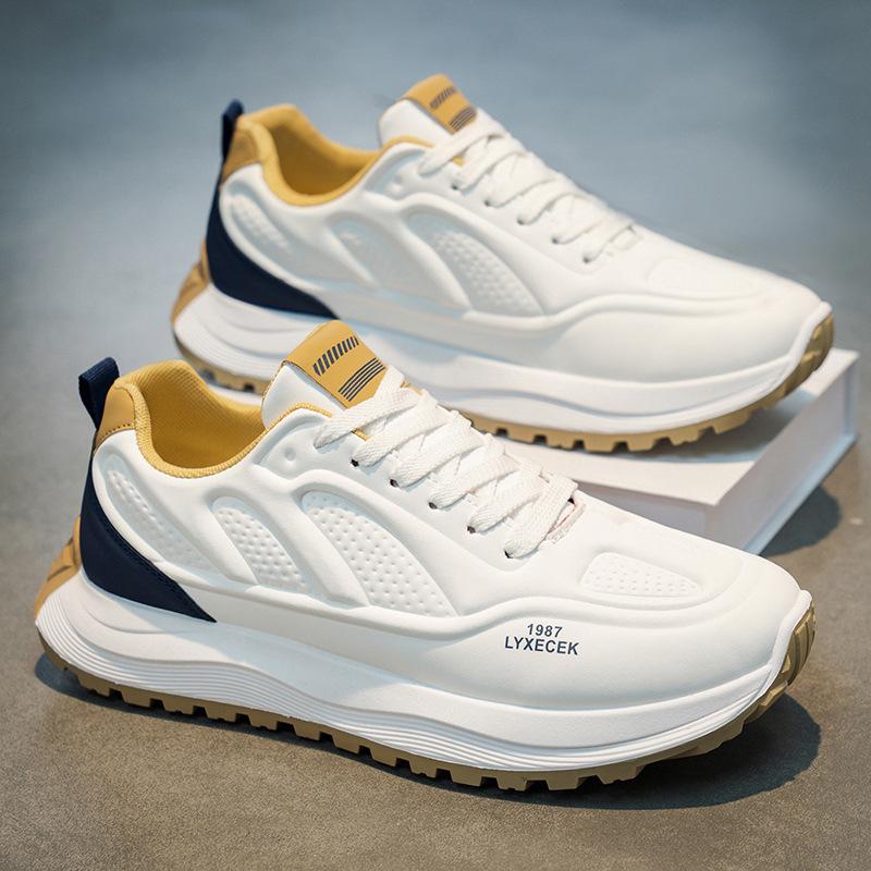 

Forrest Gump Men s Shoes 2026 Versatile Trendy Thick Soled Tall Sports Leisure Dad 44 белый