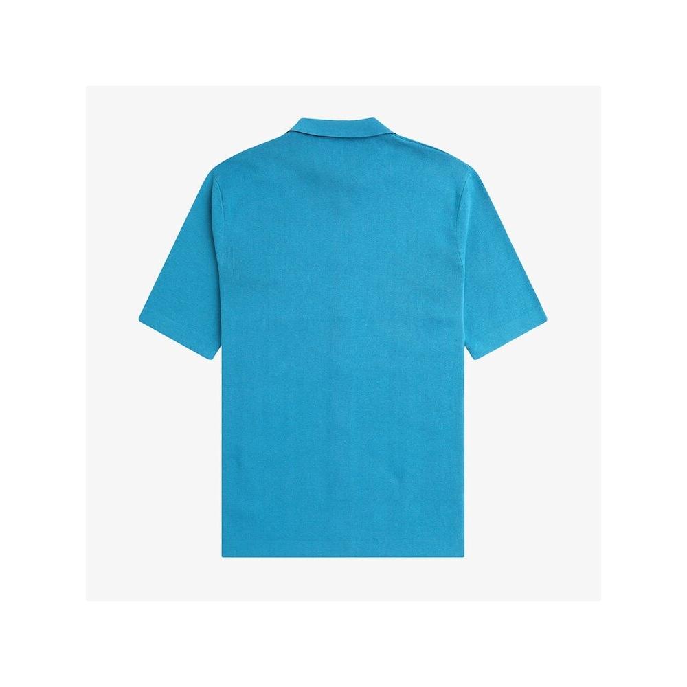 Fred Perry [headquarters Genuine] Fred Perry [sharp] Button Through Knit Shirt  U46  Afpm2415524 U46 qzgAfpm2415524 U46