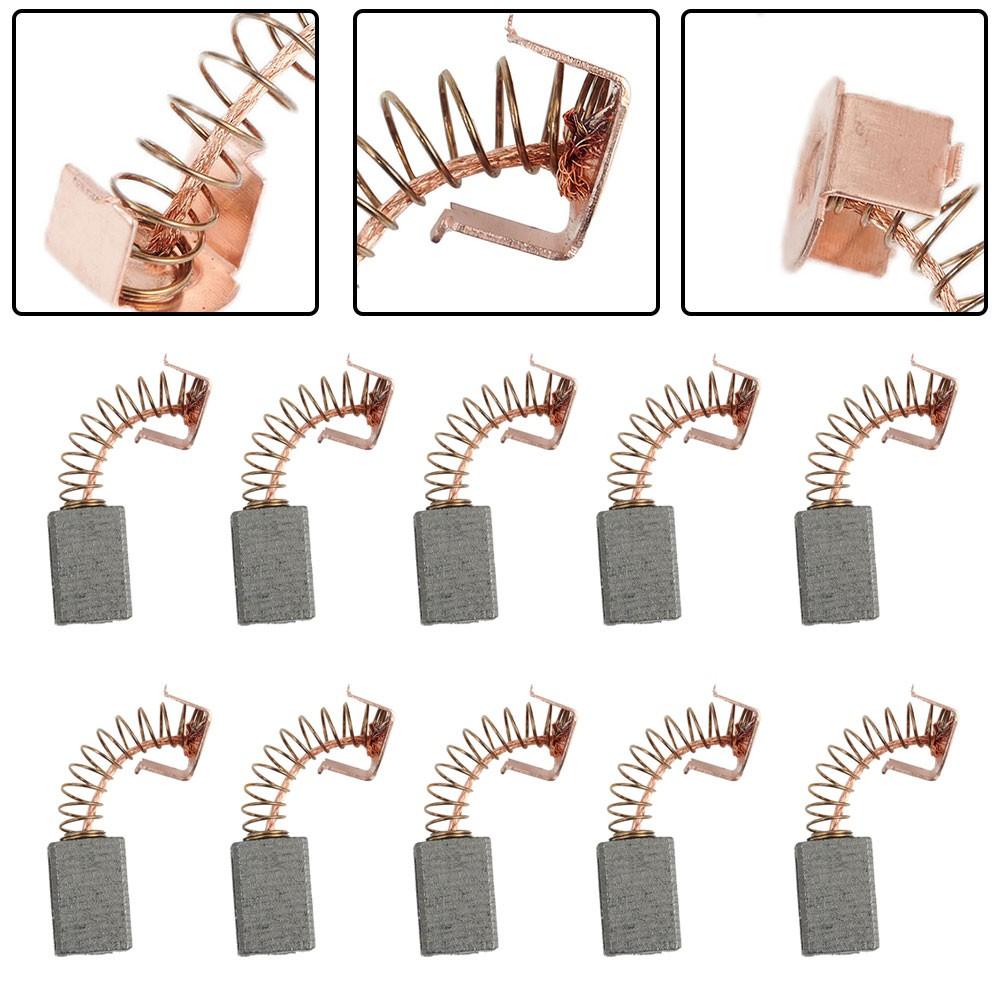 10Pairs Angle Grinder Carbon Brushes 5x8x12mm for  G720 Power Tools