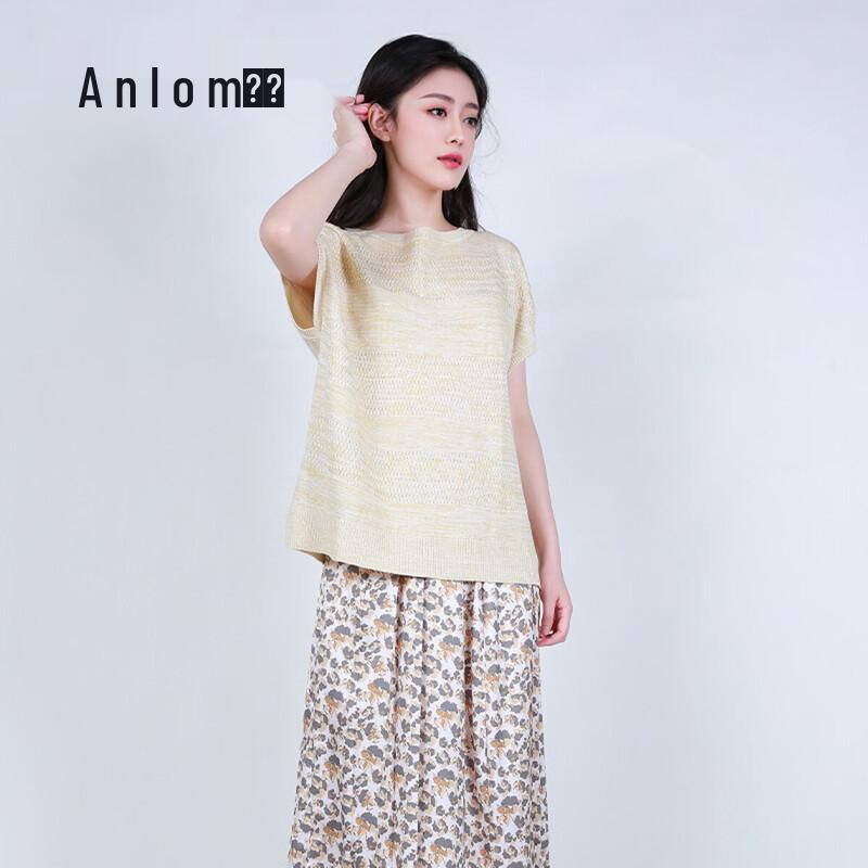 

Anlom Women s Casual Short Sleeve Knit Sweater L