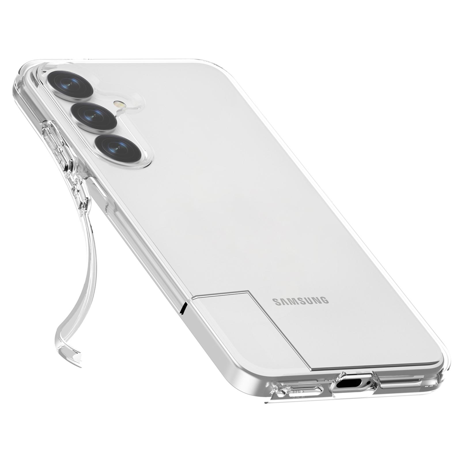 

For Samsung Galaxy S25+ Case PC+TPU Shockproof Clear Phone Cover Transparent
