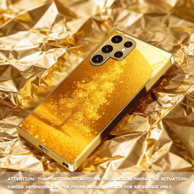 Hochwertige Handyhülle Galvanisiertes Glas TPU Handyhülle für Samsung Galaxy S26 S25 S24 S23 S22 S21 FE Ultra Plus Stoßfest