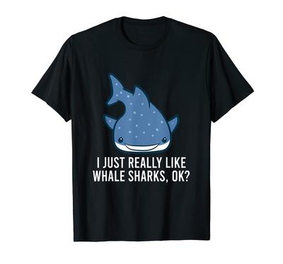 Sie mögen Wale wirklich, nicht wahr? Süße Walhaie. T-Shirt