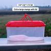 Transparent Multi-Size Handheld Pet Breeding Box and Tank for Turtles, Goldfish, and Hamsters
