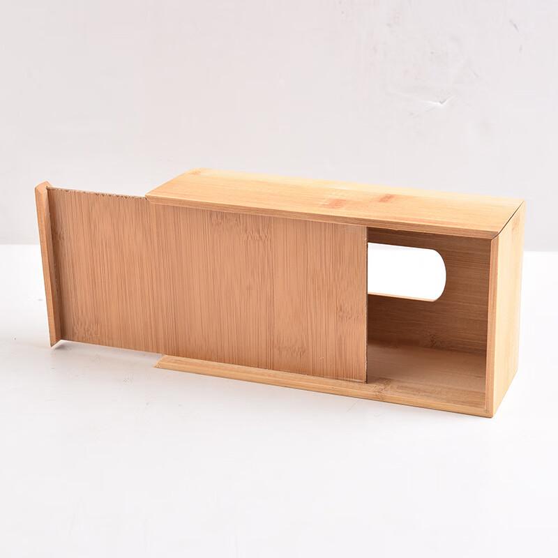 USAN HOME Bamboo and Wood Tissue Box